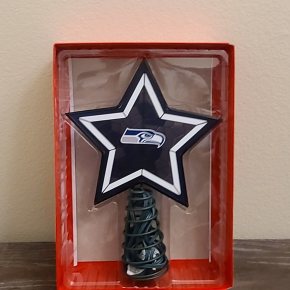 NFL Seahawks Christmas Tree Star Topper - Picture 7 of 9